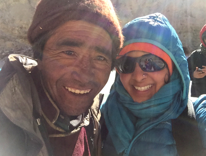 Happy faces at Chadar Trek, Ladakh