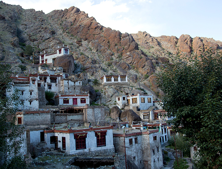 Monk settlements at Hemis Monastery, Ladakh